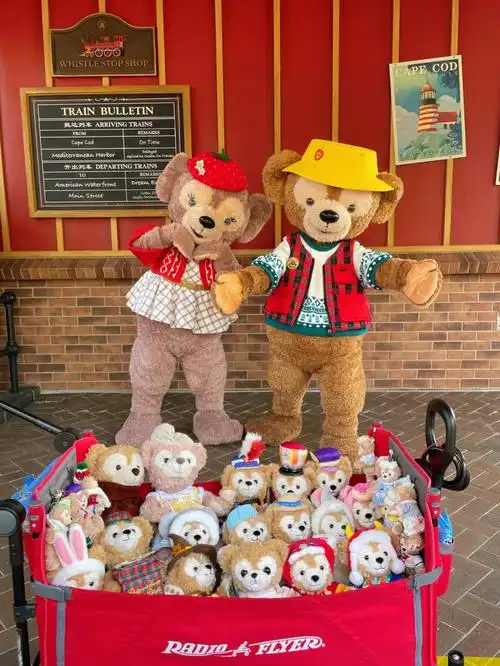 答应宝贝的一车崽终于来了一个人太辛苦了#迪士尼雪莉玫  #达菲雪莉玫