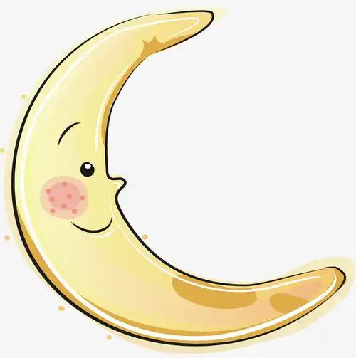 笑脸黄色月亮