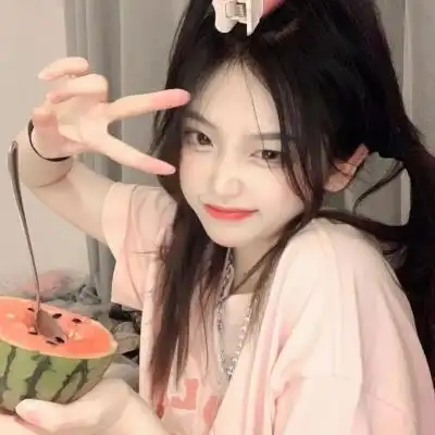 ins风真人女生头像