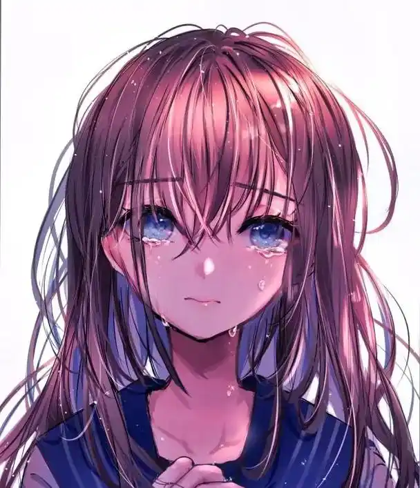 二次元少女 #伤感少女 你忍心让她哭吗? - 抖音