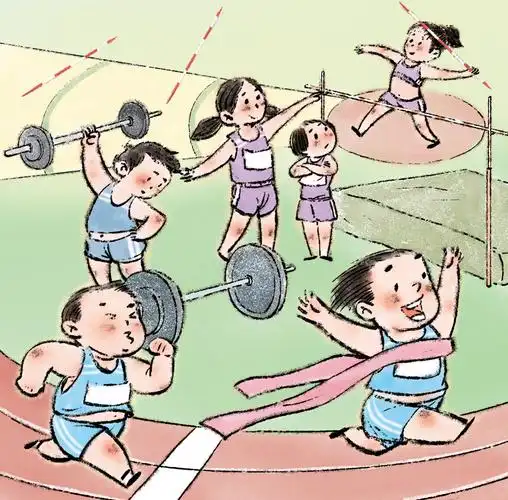 学生运动会田径场