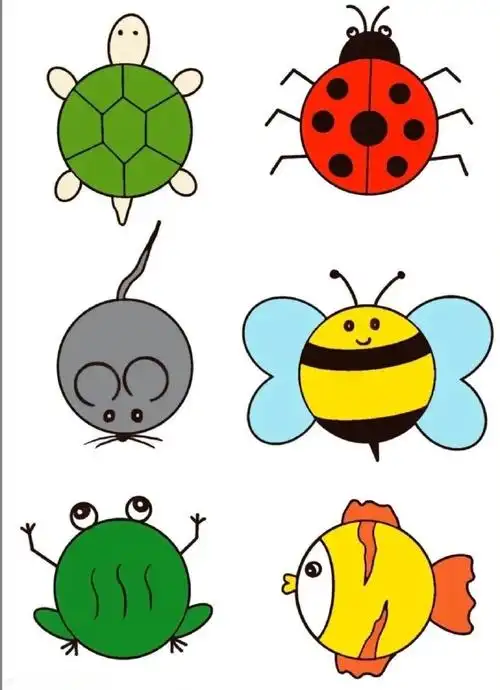 有趣可爱的简笔画,和孩子一起画画吧