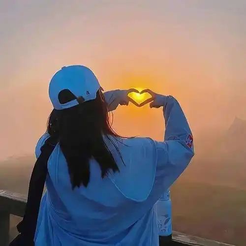 不露脸氛围感头像!_哇塞_团体_夕阳