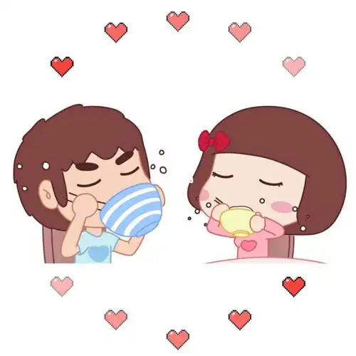 情侣头像干饭人4254