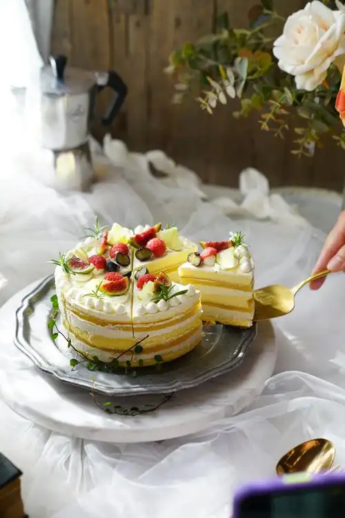 首尔风切块蛋糕