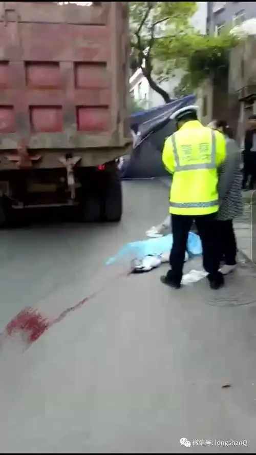 今天下午5点半左右,龙山二中上茶亭寺发生一起惨烈车祸,一名姓田12岁