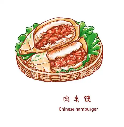 为up旅行定制的陕西特色美食小吃西安/插画师/6年前/3614浏览忘江