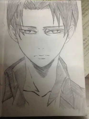 我的错,把兵长画崩了 把兵长画成大小眼了 我是个画渣,嘤嘤嘤