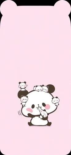 iphonex的小熊脑袋壁纸哦