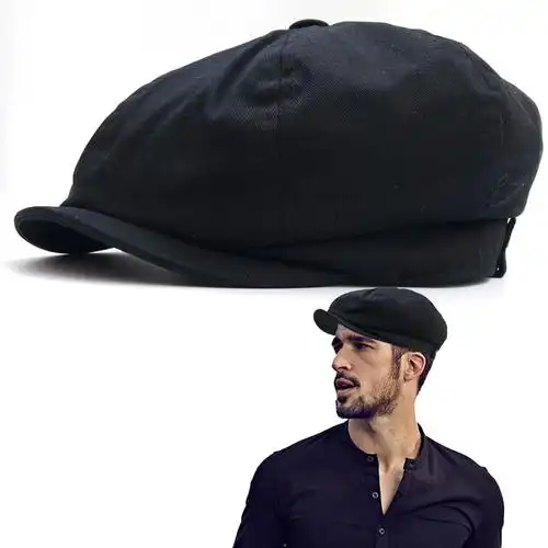 男士帽子文艺前进百搭春秋秋季报童鸭舌帽英伦帽子