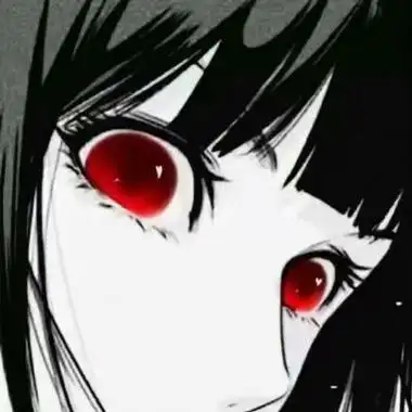 伤感惊悚血腥女生头像二次元血瞳病娇重口味女生头像