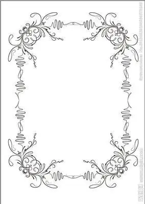 边框手抄报-蒲城教育文学网小学生手抄报边框简笔画图片学识网 语文