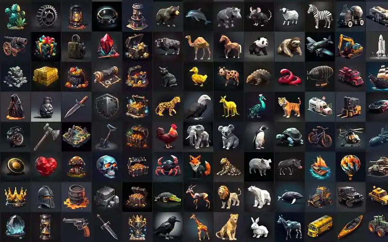 自制 - 风格化的游戏图标 - 私信享折扣