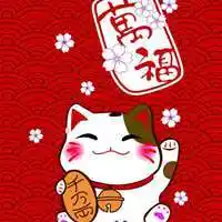 红色招财猫头像图片大全_微信头像图片大全