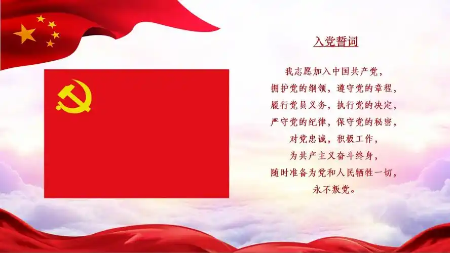 会上,全体党员重温了入党誓词,同志们隔着屏幕彼此感受着对方铿锵有力