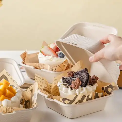 批发蛋糕包装盒提拉米苏烘焙点心甜点便当装汉堡包雪媚娘泡芙打包