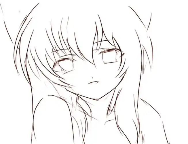 漫画人物的刘海