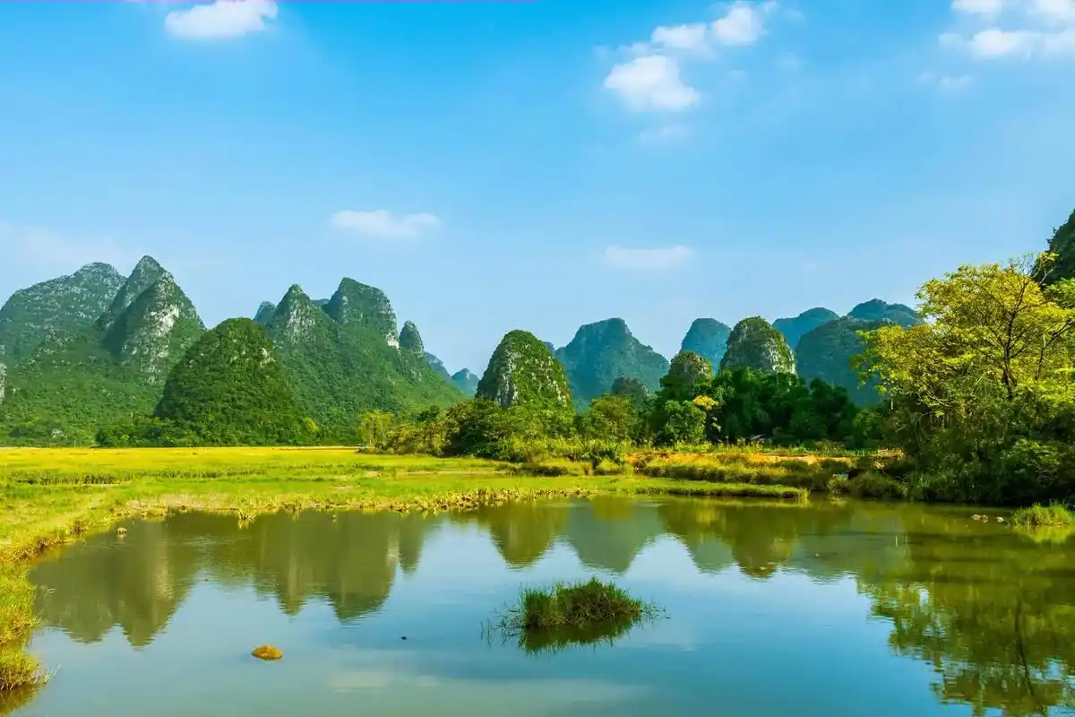 走进美丽的山水田园