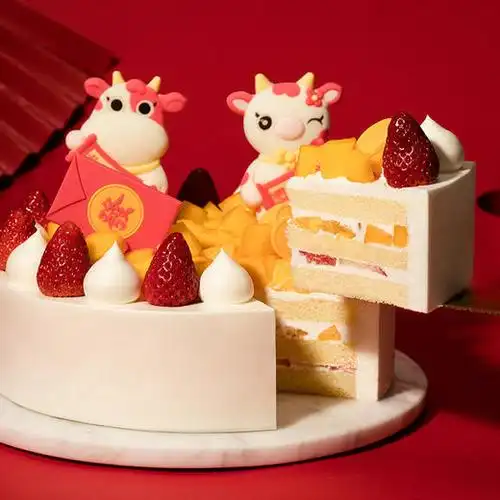 限时牛年贺岁新品特惠188元牛气冲天蛋糕永川
