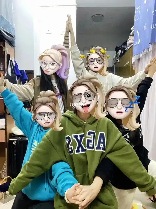 09寝室合照姿势请查收77779399宿舍五姐妹大合照,氛围感