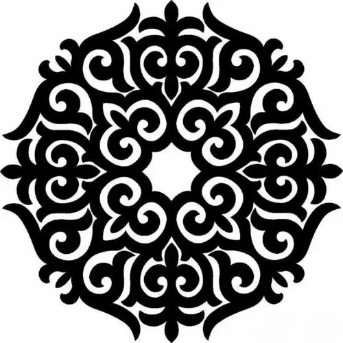 艺术  #热门  #哈萨克  #哈萨克花纹