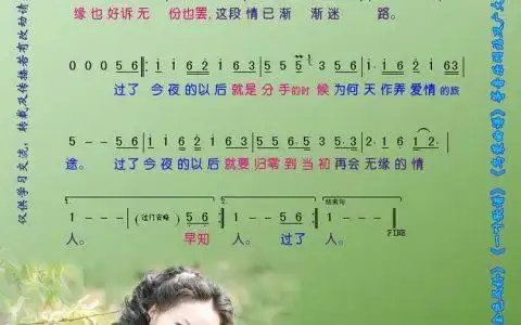 再会无缘的情人简谱-李羿慧演唱-电视剧《木棉花的春天》片头曲