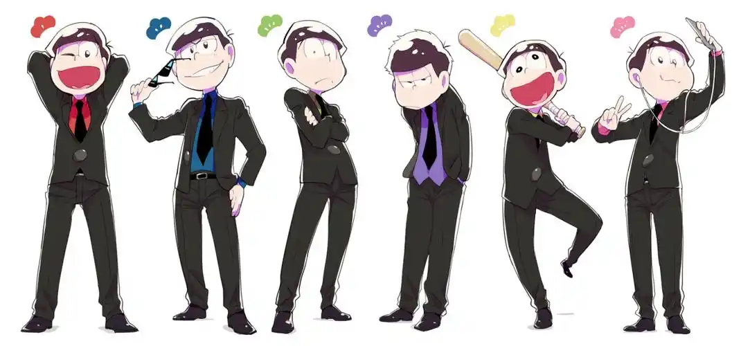 阿松先生 动漫 全员-堆糖,美好生活研究所