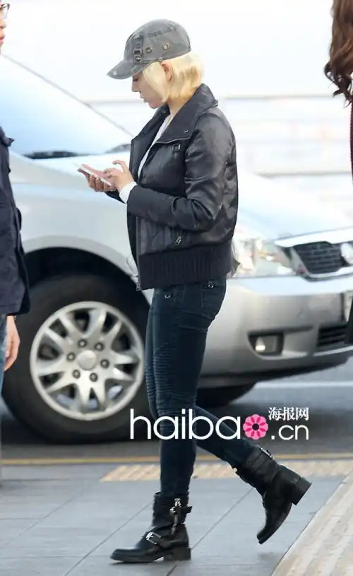 机场街拍 机场时尚 少女时代 sunny李顺圭