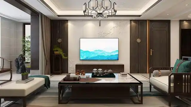 意想不到的神奇效果,185平米的三居室,中式风格只花了50万,太值了!