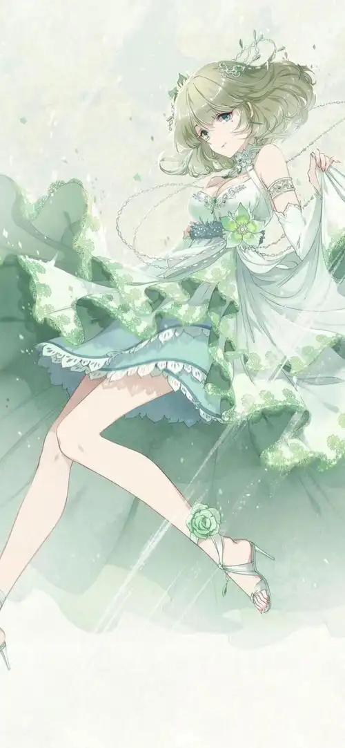 绝美的动漫精灵女孩