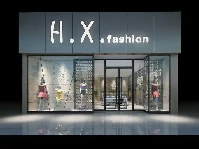 160平米现代服装店门面装修设计效果图欣赏