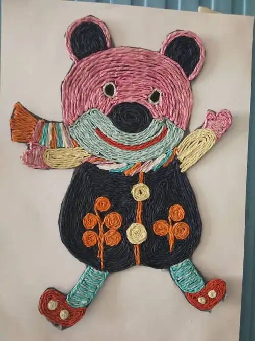 新北小学五年二班 艺术纸绳 绳系童年