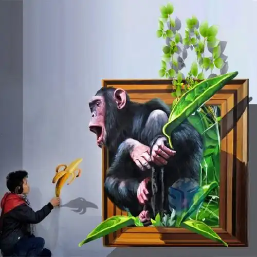 北京3d墙画墙贴3d画立体画3d画展3d画馆街头立体画3d绘画彩绘手绘