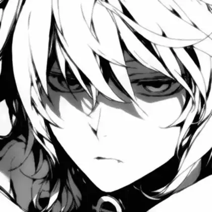 动漫黑白男头冷酷 高清好看的冷酷帅气动漫黑白男生头像图片_男生动漫