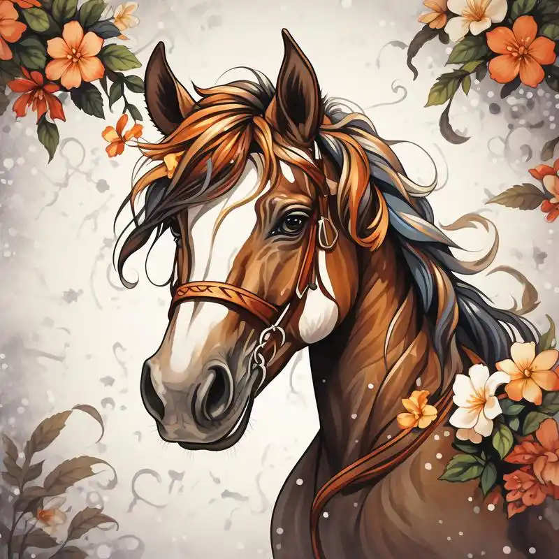 属马头像,新的一年马到成功98 属马的小伙伴们快来领取头像啦!