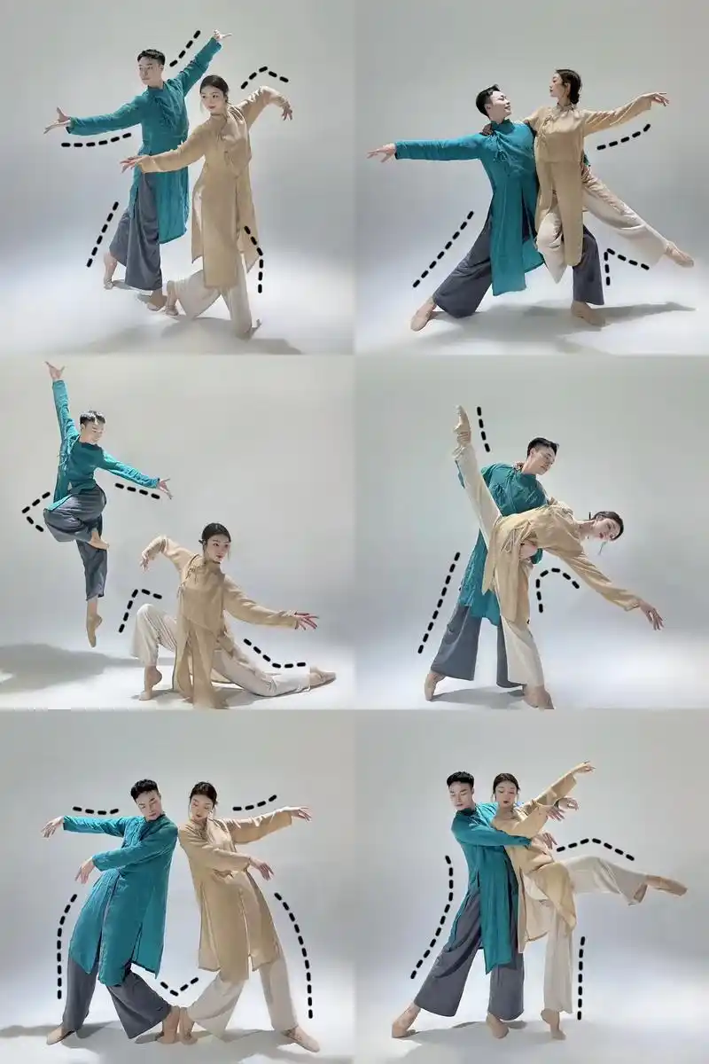 双人舞蹈拍照姿势.双人舞姿分享,快叫上你的好搭档拍起来～#双 - 抖音