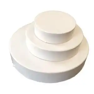 pvc50/75/110排水管堵头堵帽保护盖子闷头盖管子花盆托盘圆形托
