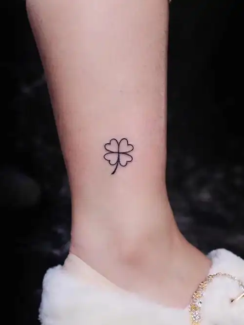 四叶草_纹身图案手稿图片_mao的纹身作品集