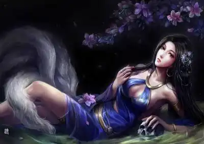 明代神魔小说《封神榜》中助纣为虐的美女妲己,即是九尾狐精变化而成.