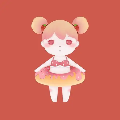 水果甜甜圈拟人