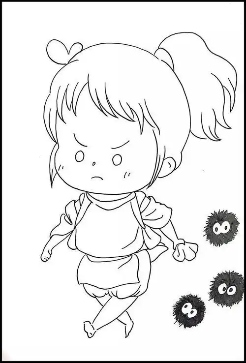 千与千寻老鼠简笔画