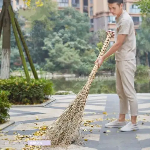 少帚 扫帚 家用庭院扫把加长扫地室外院子大扫把户外铁树竹扫把扫