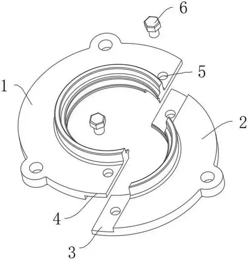 一种可拆分式电机轴承端盖-爱企查