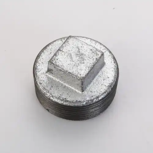 外丝堵头国标代边15 20 25 32 40100镀锌丝堵堵头 镀锌管4分管堵 dn25