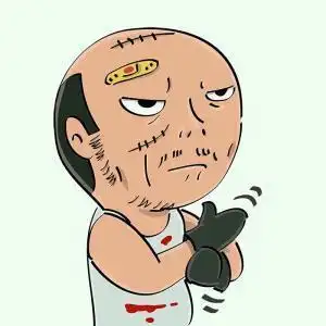 男生头像社会光头男头像动漫