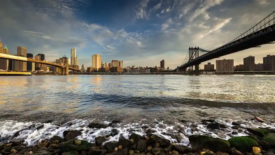 国际大都市美国纽约,唯美的城市风景,独特的建筑和城市文化