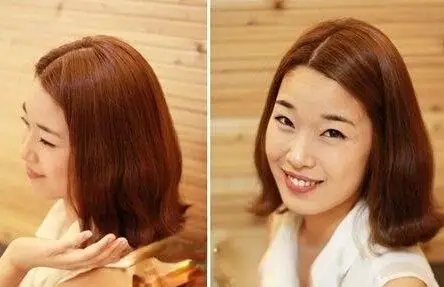 女生金栗色发型图片 尽显个性气息