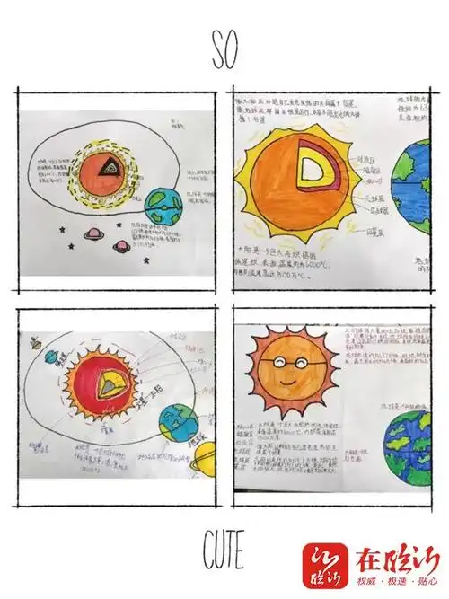 临沂李官向阳河小学开展最美星系手抄报活动