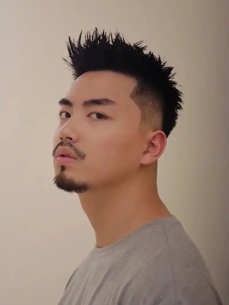 硬汉必备6015男士发型 | 0691粗硬发.