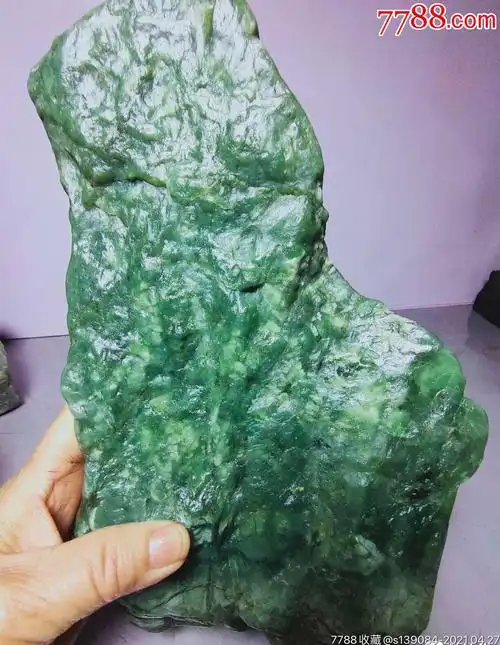 新疆戈壁绿碧玉原石,17斤多,包真_其他玉石/玉器_第2张_7788玉器收藏